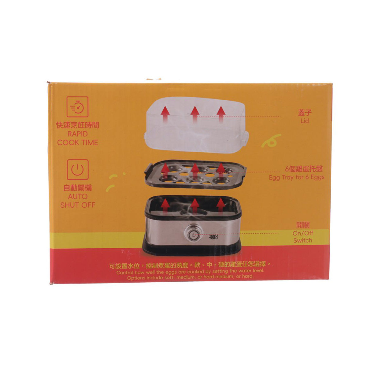 TOKUTOKU Electric Egg Cooker
