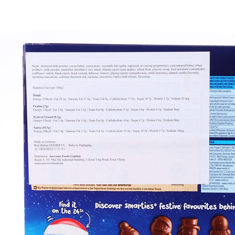 NESTLE Smarties Advent Calendar (Assorted Chocolate)  (193.9g)