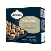 FRANCAISE GASTRO Mini Puff Pastries - Escargots & Scallop with Bretonne Sauce  (176g)