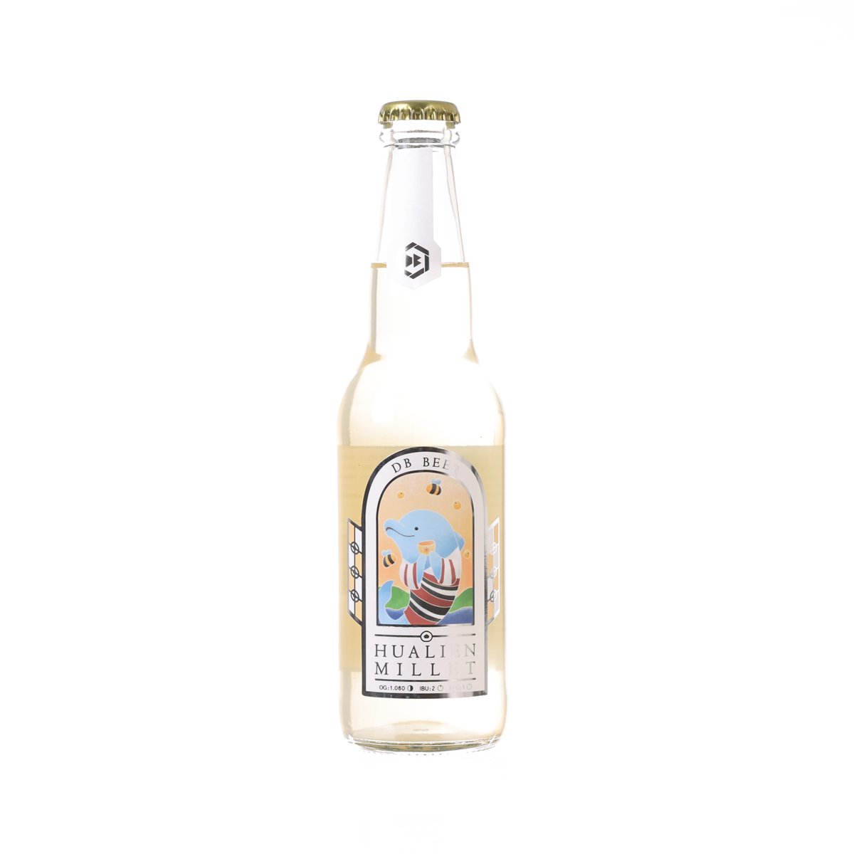 DB BREWERY Hualien Sparkling Millet Wine - Honey Flavor (Alc. 5%) [Bottle]  (330mL)