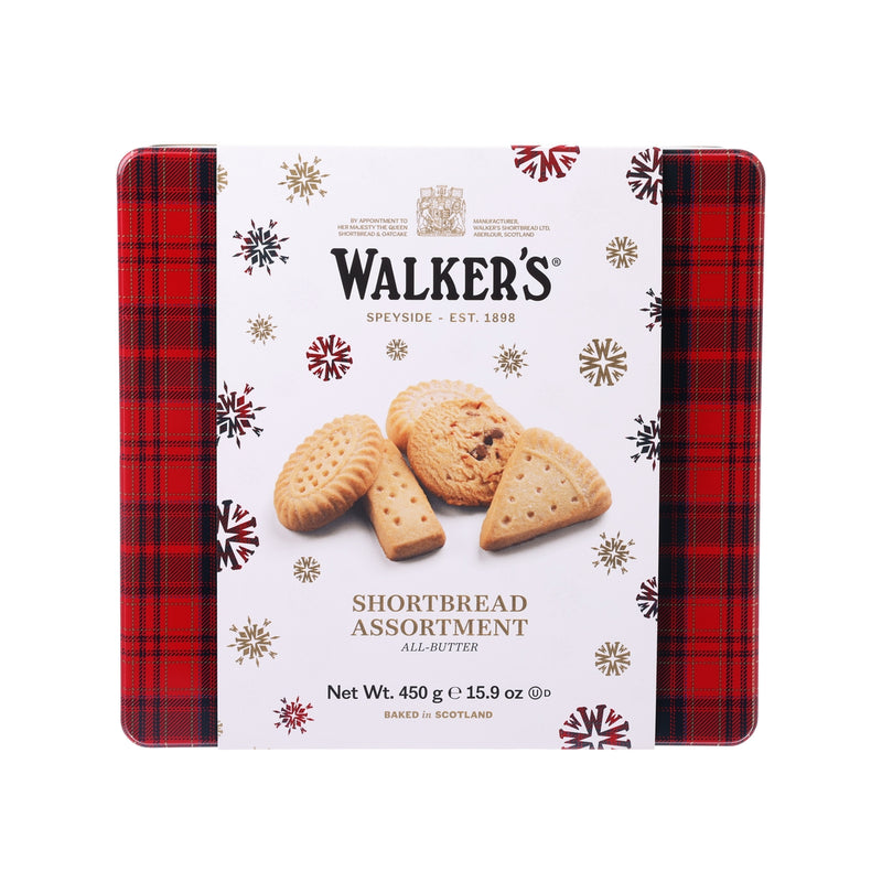 WALKERS Shortbread Assortment Gift Box  (450g)