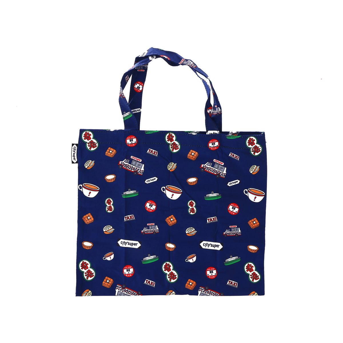 CITYSUPER HK Foldable Bag Roll-Mini-Blue