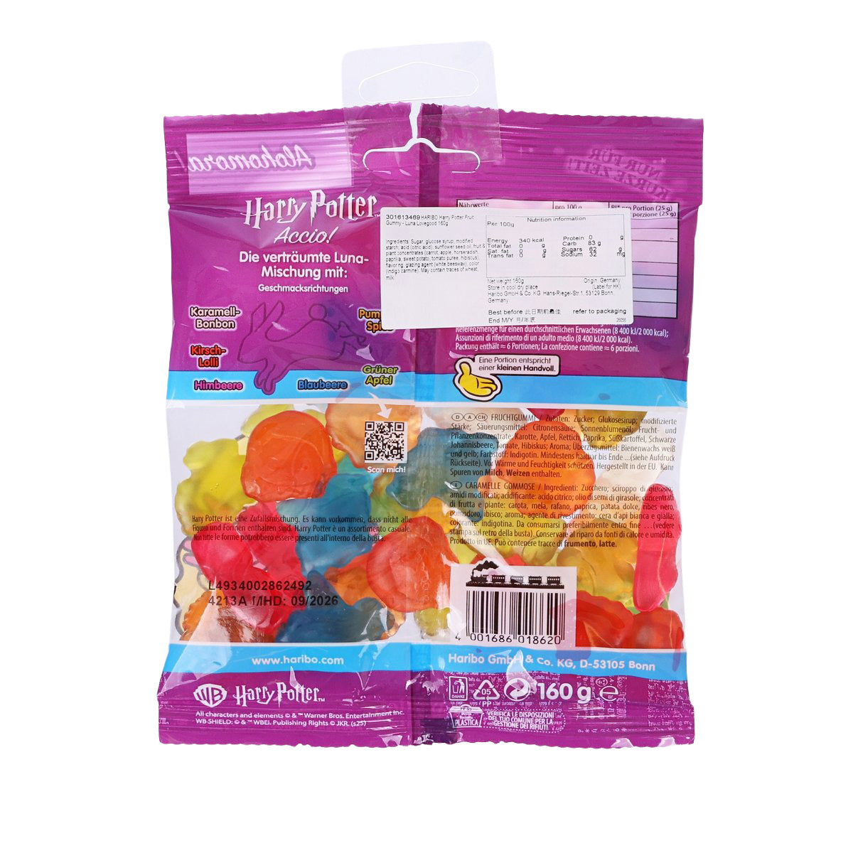 HARIBO Harry Potter Fruit Gummy - Luna Lovegood  (160g)
