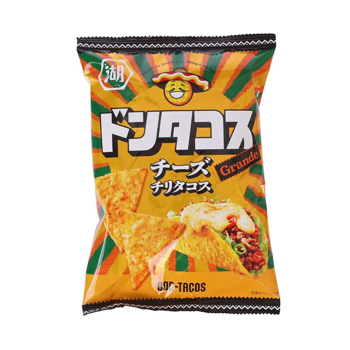 KOIKEYA Dontacos Corn Chips - Cheese Chilli  (57g)