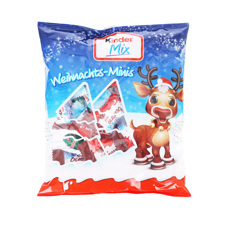 KINDER Xmas Minis Mix Chocolate Bag  (153g)