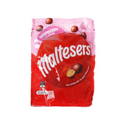 MALTESERS Crisp Malt Centres Covered with Milk Chocolate Pouch - Raspberry Flavored  (120g)