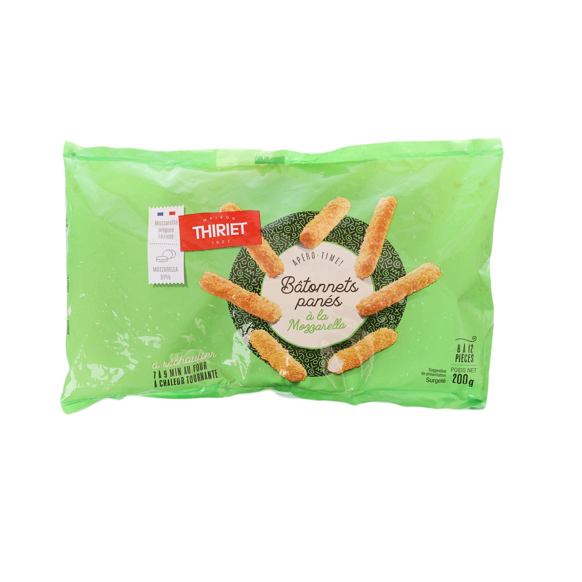 THIRIET Breaded Mozzarella Sticks  (200g)