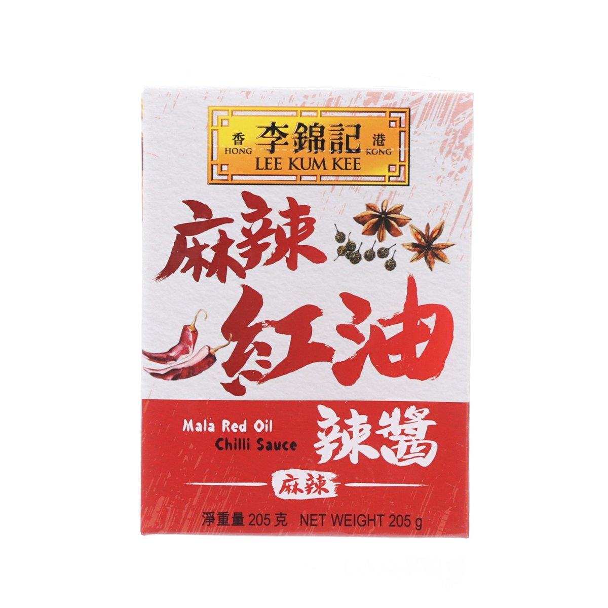LEE KUM KEE Mala Red Oil Chilli Sauce  (205g)