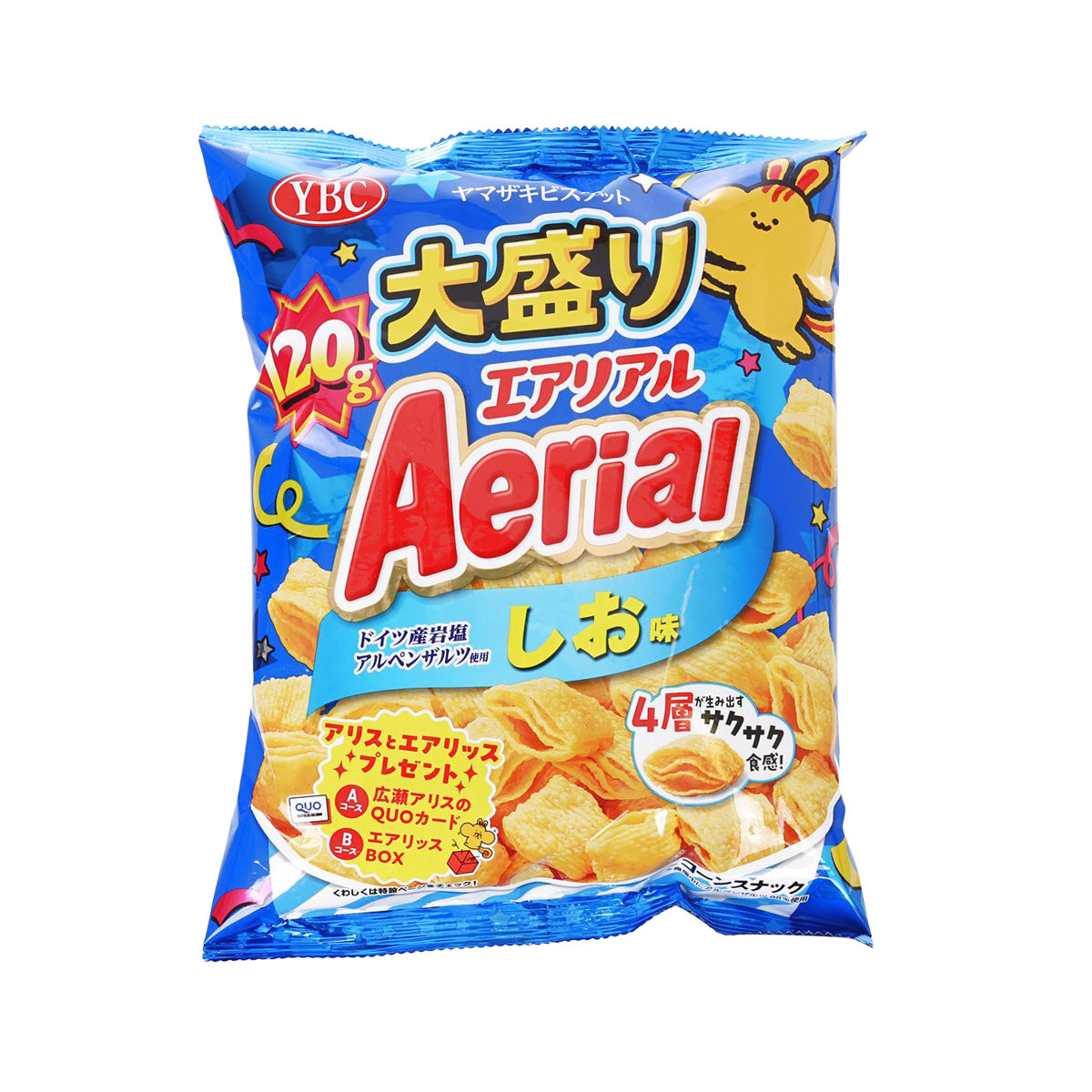 YBC Aerial 粟米脆酥 - 德國岩鹽味 [大包裝] (120g)