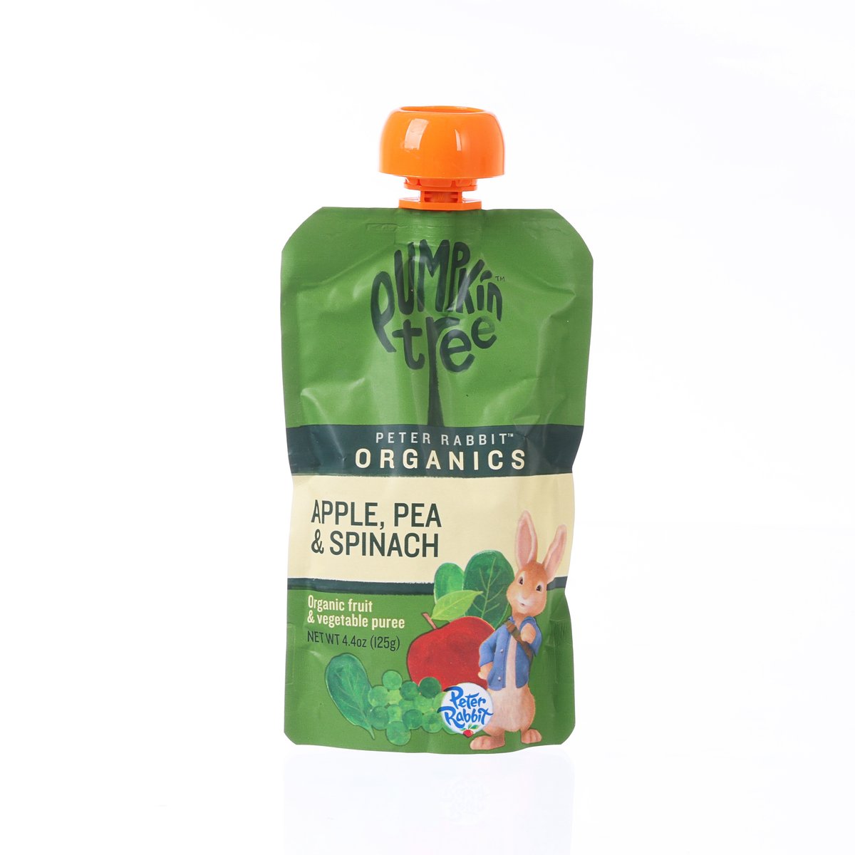 PETER RABBIT 有機蔬果蓉 - 蘋果, 豌豆和菠菜 (125g)