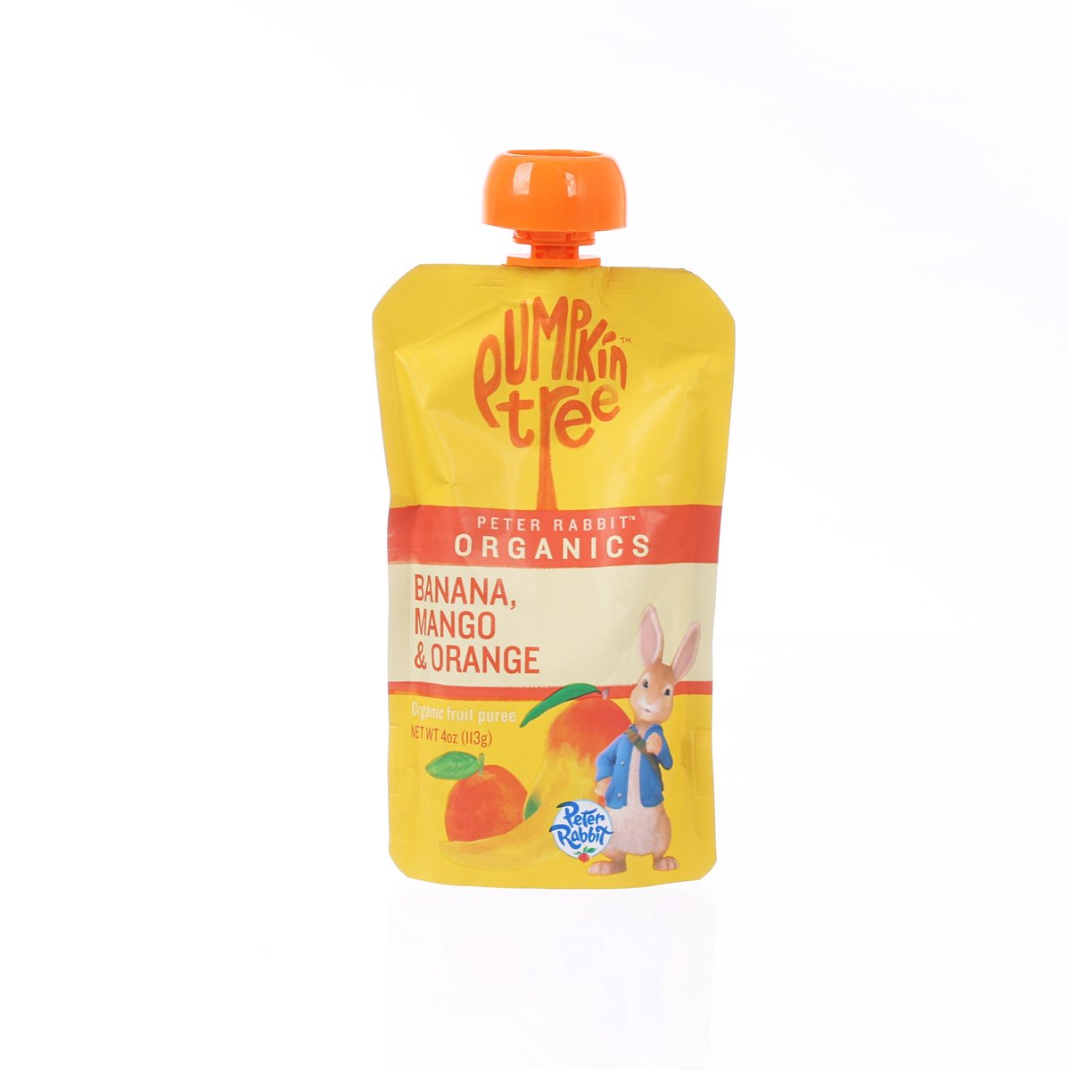 PETER RABBIT Organic Fruit Puree - Banana, Mango & Orange  (113g)