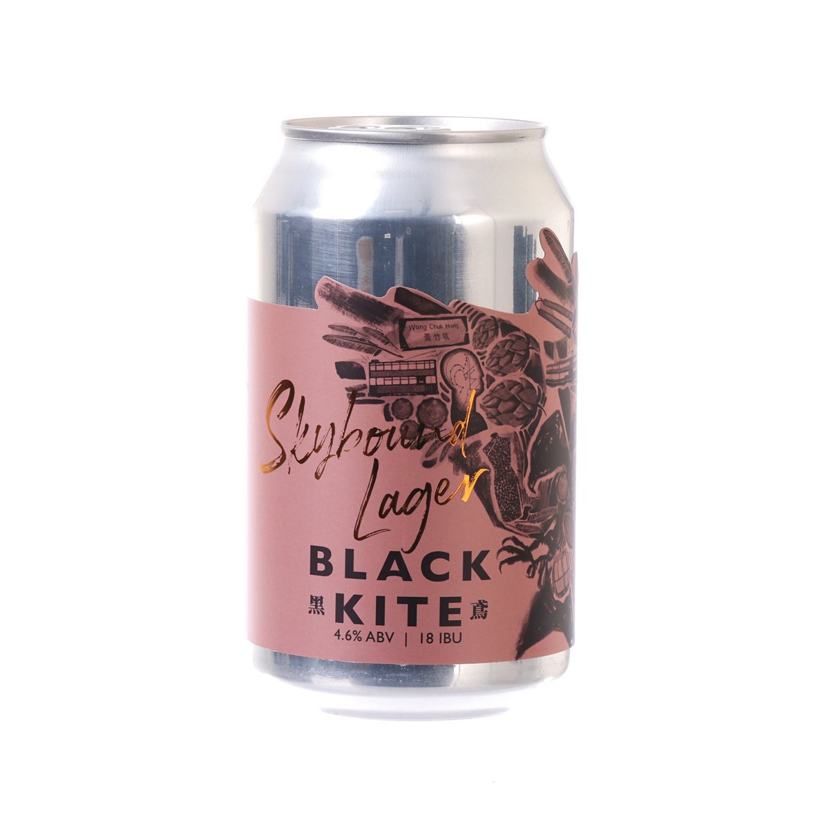 黑鳶 天空之境拉格啤酒 (酒精濃度4.6%) [罐裝] (330mL)