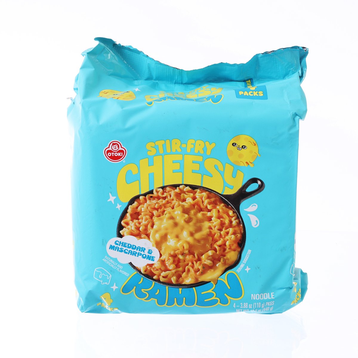 OTOKI Stir-Fry Cheesy Ramen - Cheddar Cheese Flavor  (440g)