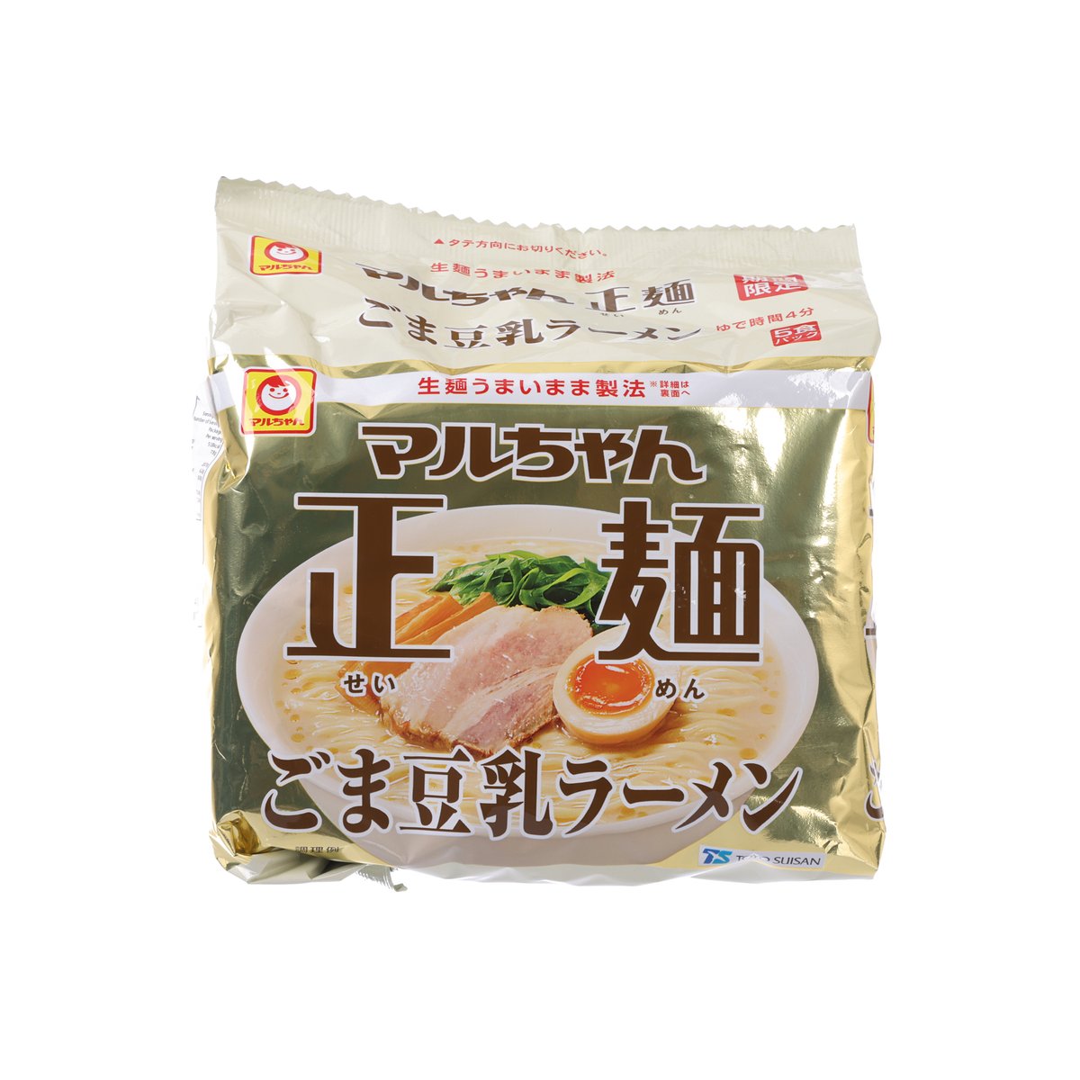 TOYO SUISAN Maruchan Seimen Instant Noodle - Sesame & Soymilk Soup  (5 x 108g)