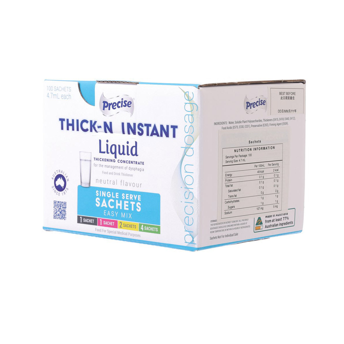 PRECISE Thick-n Instant Liquid Thicking Concentrate [Sachets]  (470mL)