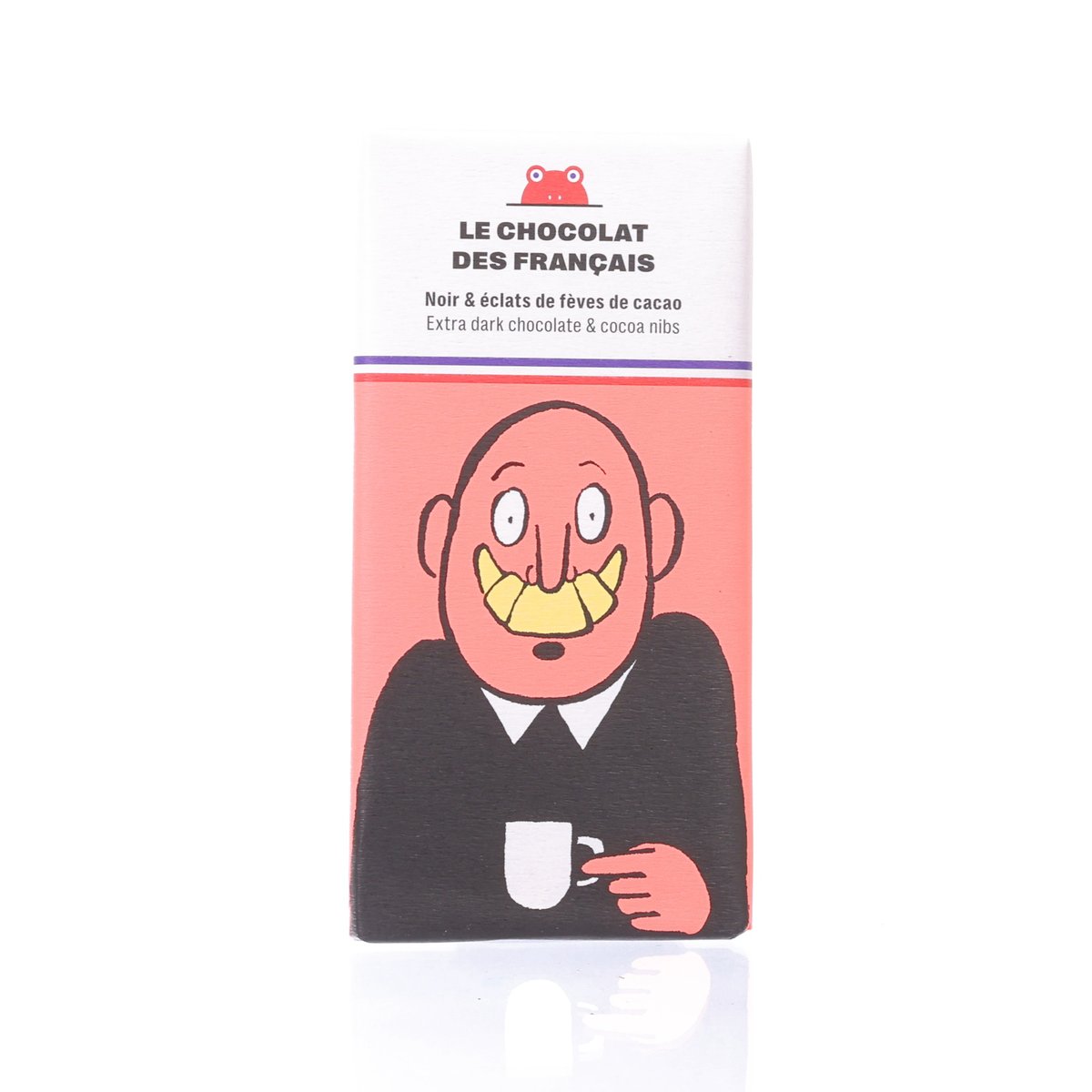 LE CHOCOLAT DES FRANCAIS 牛角包 - 排裝有機可可豆黑朱古力  (70g)
