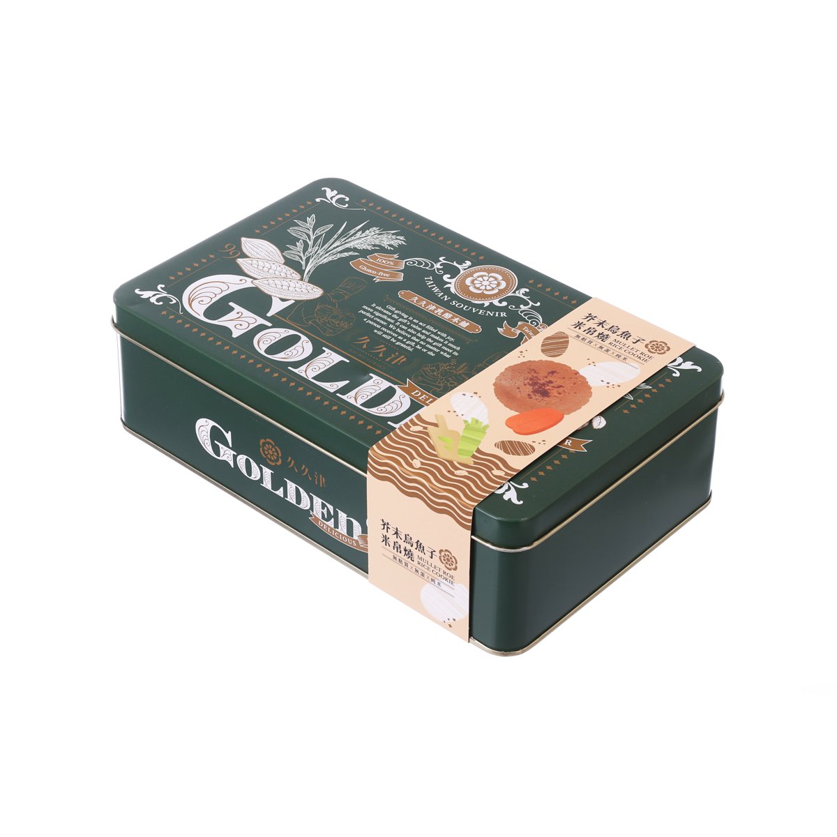 JOY JOY GOLDEN Mullet Roe Rice Cookie  (64g)
