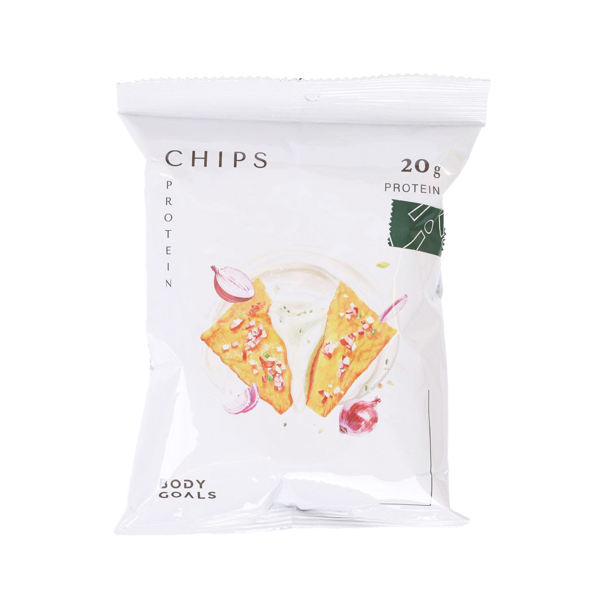 BODY GOALS Protein Chips - Sour Cream & Onion Flavor  (35g)