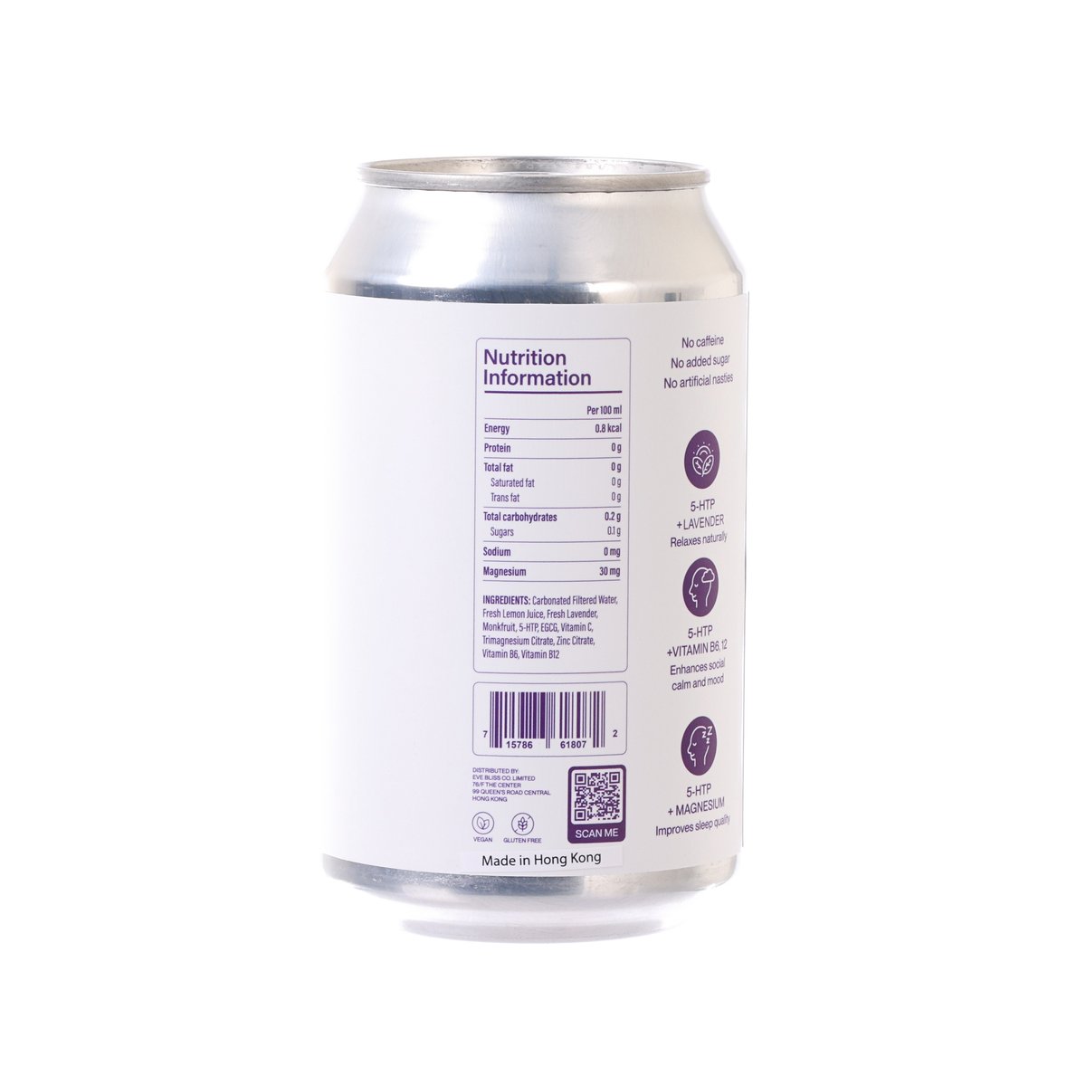 EVE 薰衣草檸檬氣泡飲料 - 情緒舒緩 [罐裝]  (330mL)