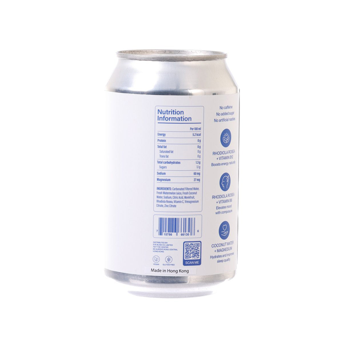 EVE 西瓜椰子水氣泡飲料 - 天然能量 [罐裝]  (330mL)