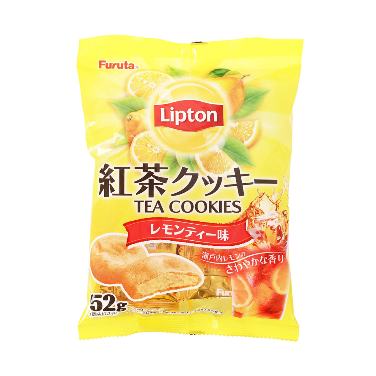 FURUTA Lipton Tea Cookie - Lemon Tea Flavor  (52g)