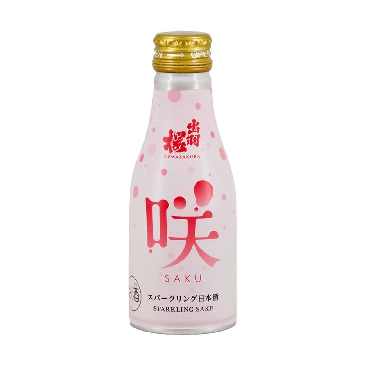 DEWAZAKURA Saku Sparkling Sake  (175mL)