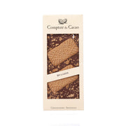 COMPTOIR DU CACAO Milk Chocolate with Speculoos  (90g)