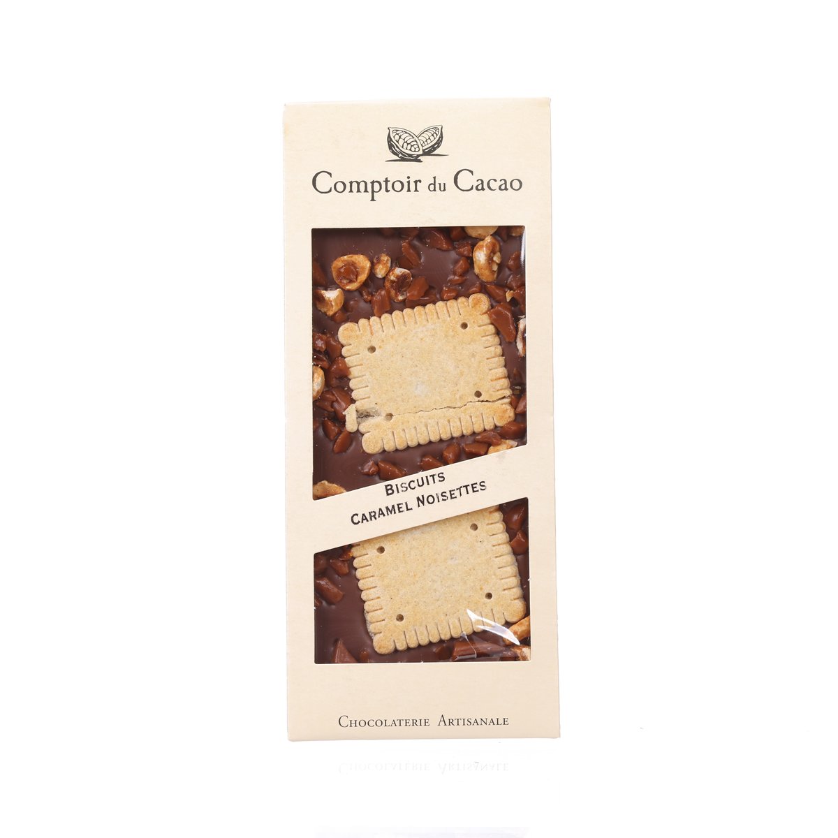COMPTOIR DU CACAO 焦糖曲奇榛子牛奶朱古力  (100g)