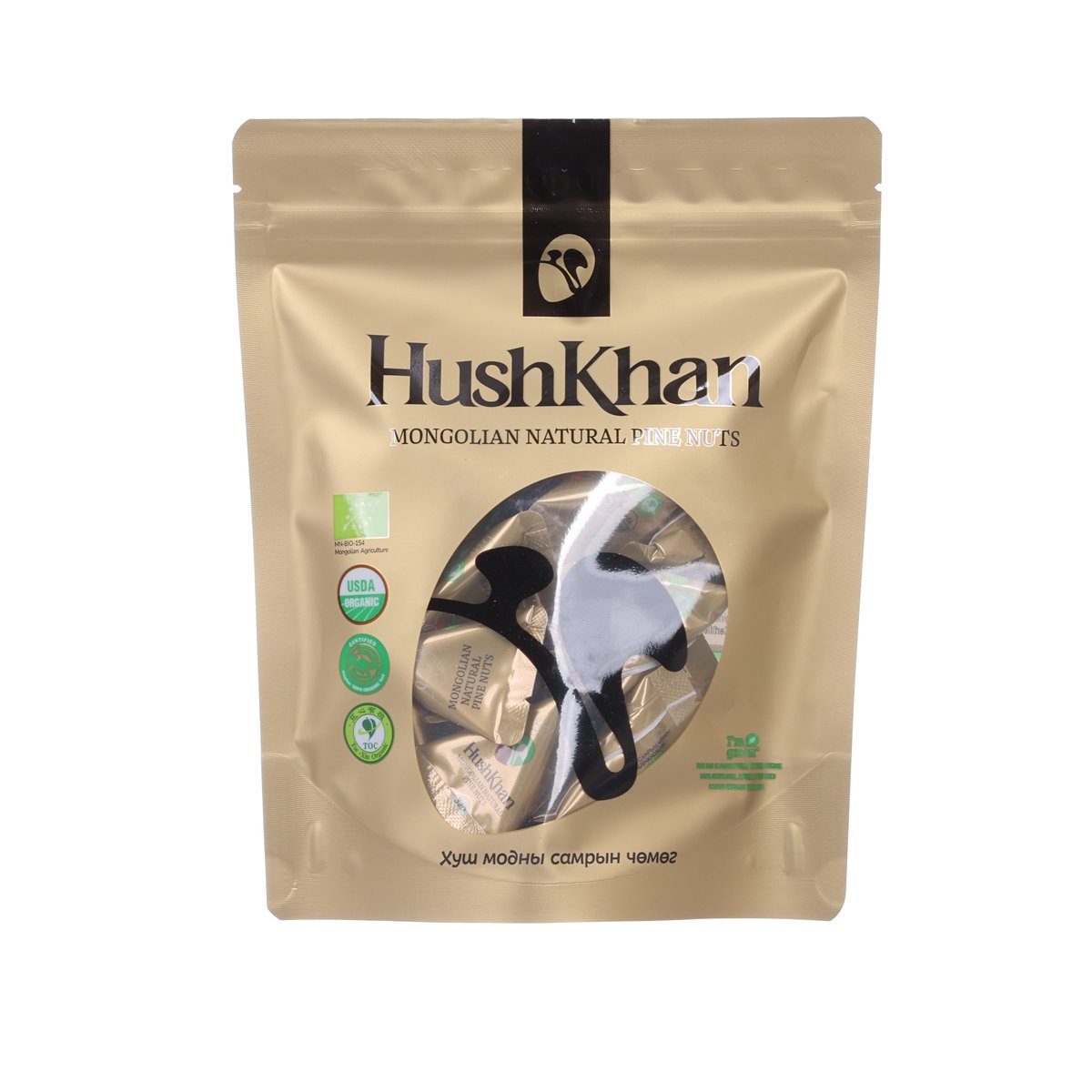 HUSHKHAN Mongolian Organic Pine Nut Kernels  (60g)