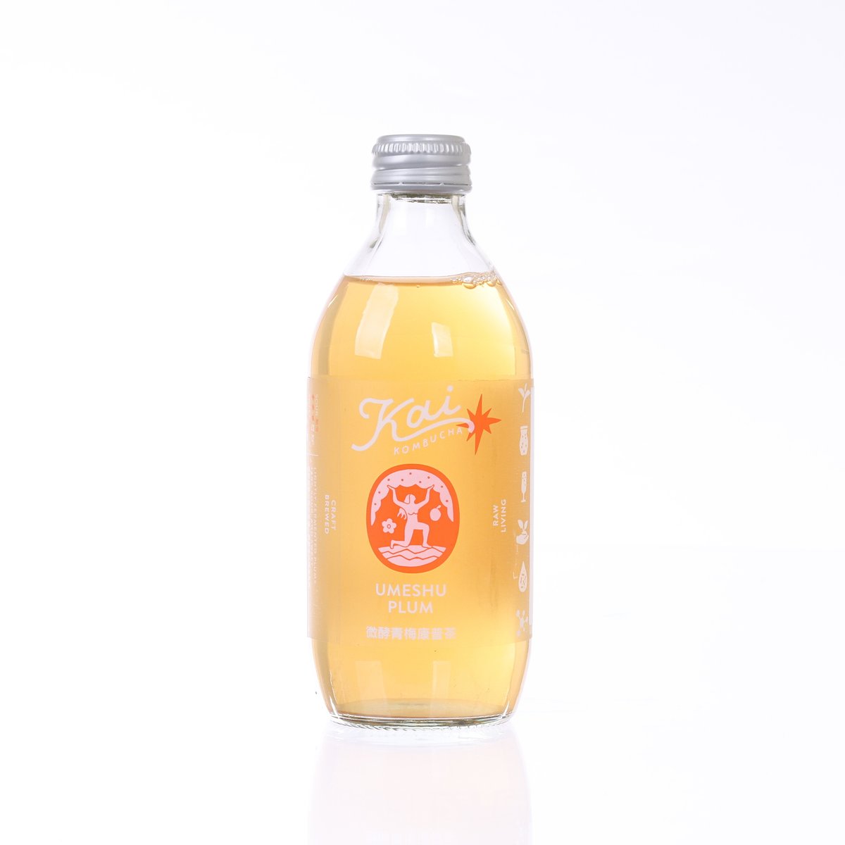 KAI KOMBUCHA 微酵青梅康普茶 [玻璃樽裝]  (330mL)