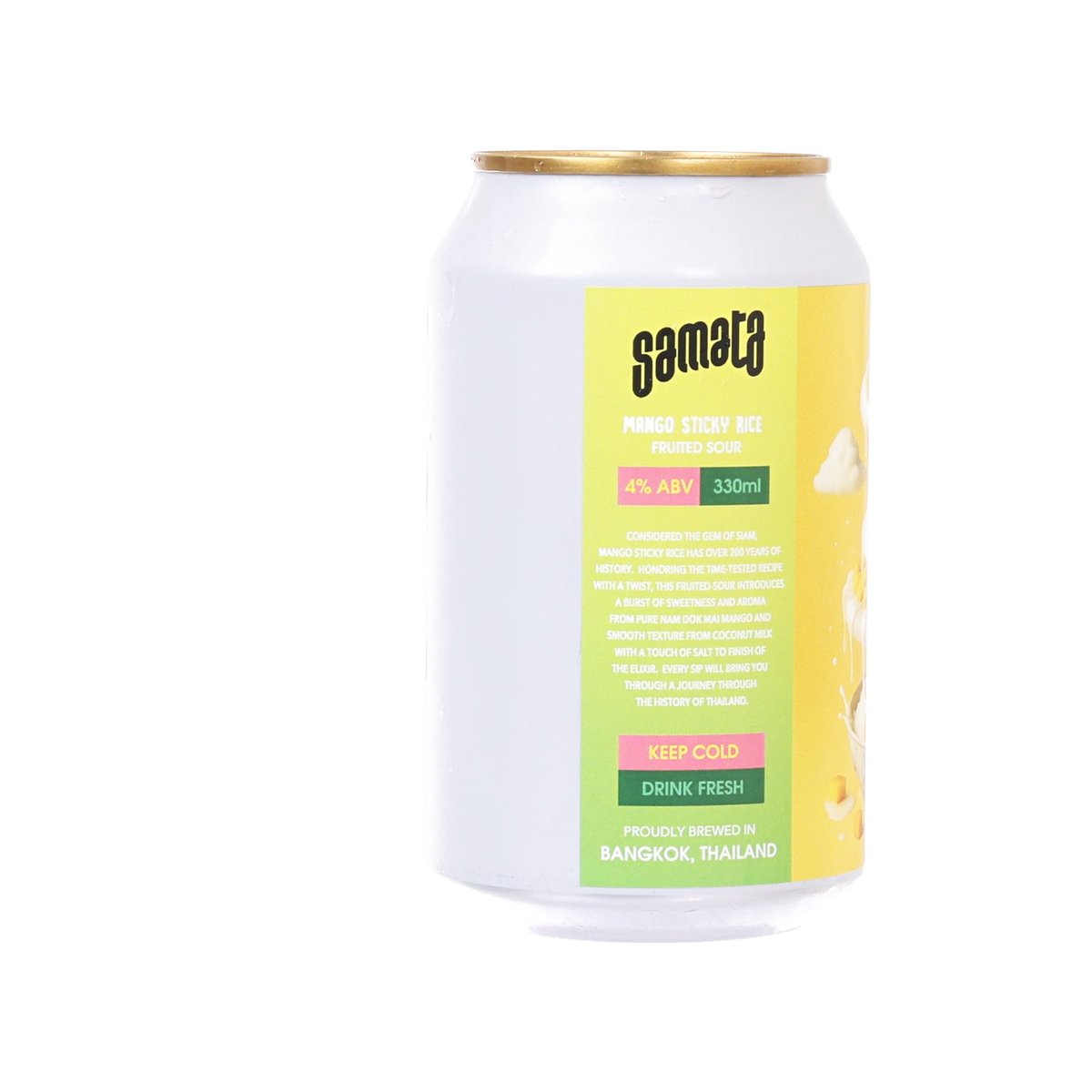 SAMATA 芒果糯米飯酸啤 (酒精濃度4%) [罐裝]  (330mL)