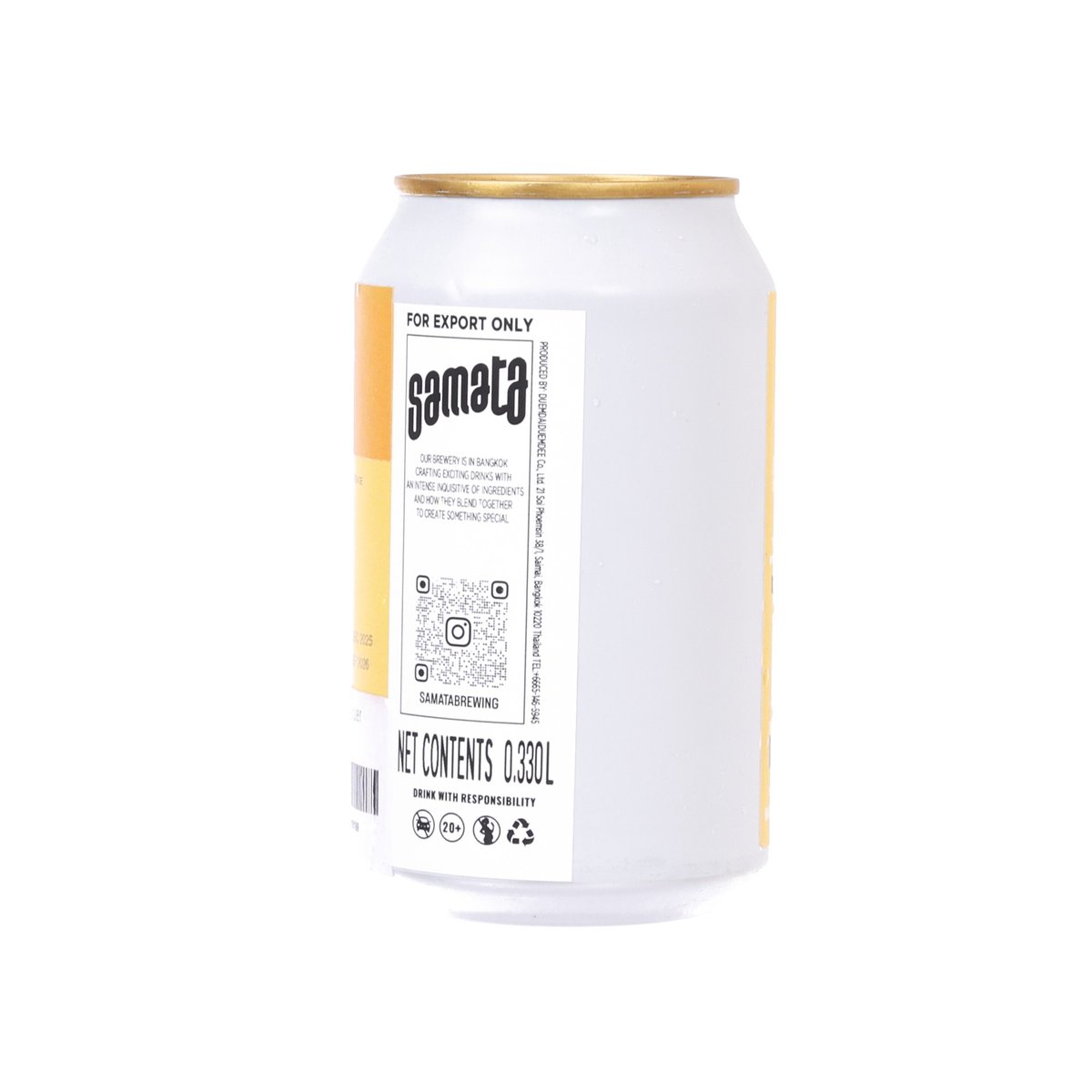 SAMATA 蜜桃百香果酸啤 (酒精濃度4%) [罐裝]  (330mL)