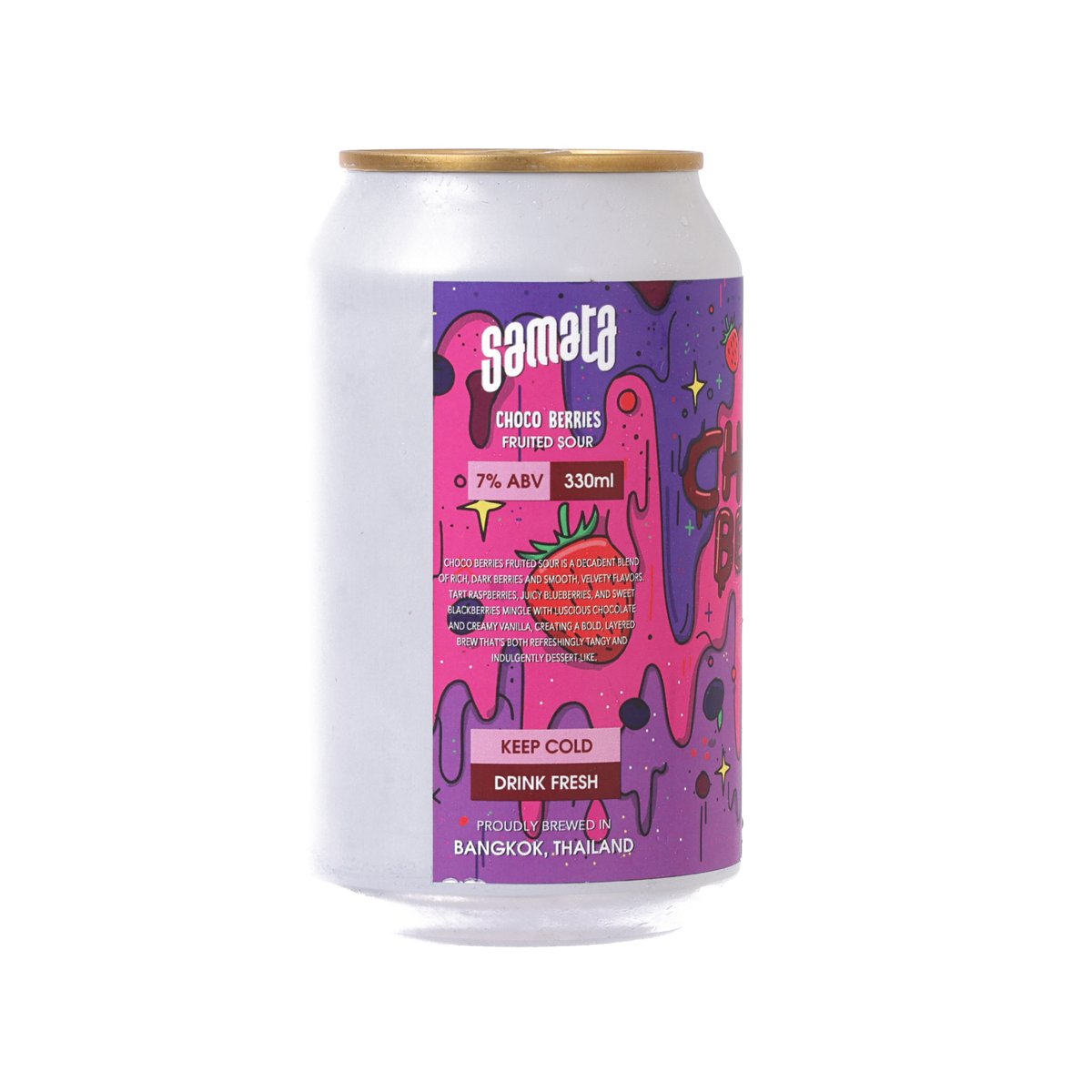 SAMATA Choco Berries Fruited Sour (Alc. 7%) [Can]  (330mL)