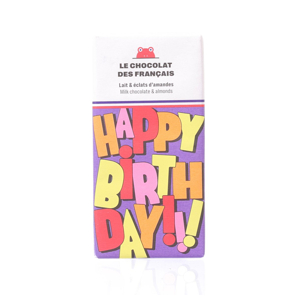 LE CHOCOLAT DES FRANCAIS 生日 - 有機杏仁牛奶朱古力  (70g)
