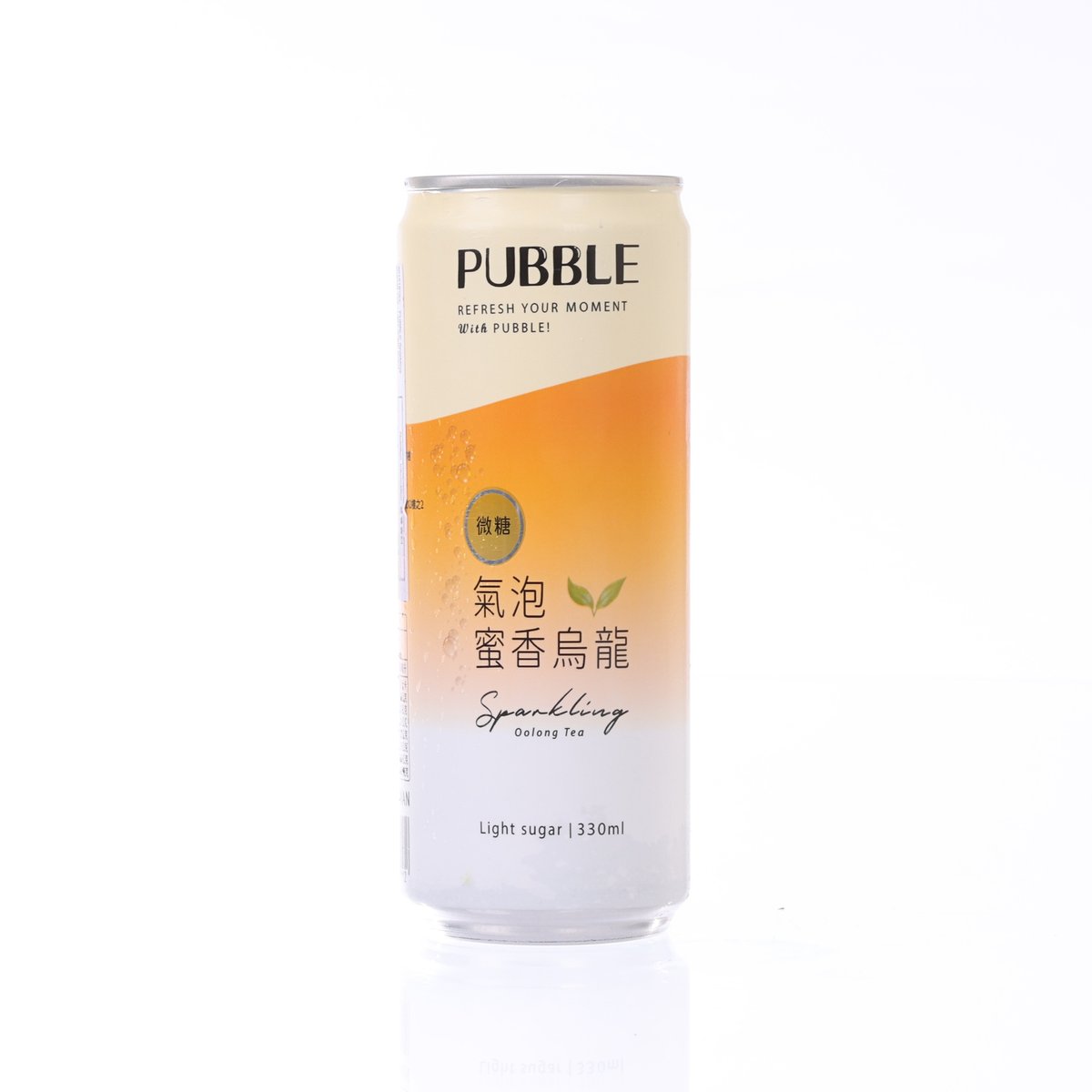 PUBBLE Sparkling Oolong Tea - Light Sugar [Can]  (330mL)