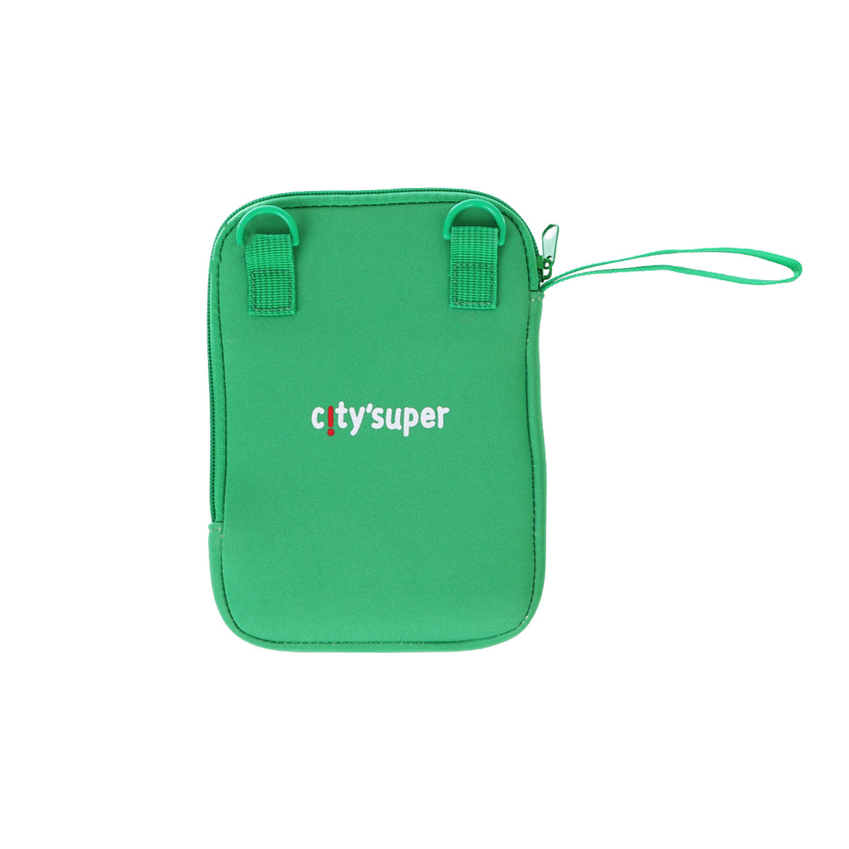 CITYSUPER Mahjong ' Fat Choy' Lai See Pouch with Shoulder Strap - Green