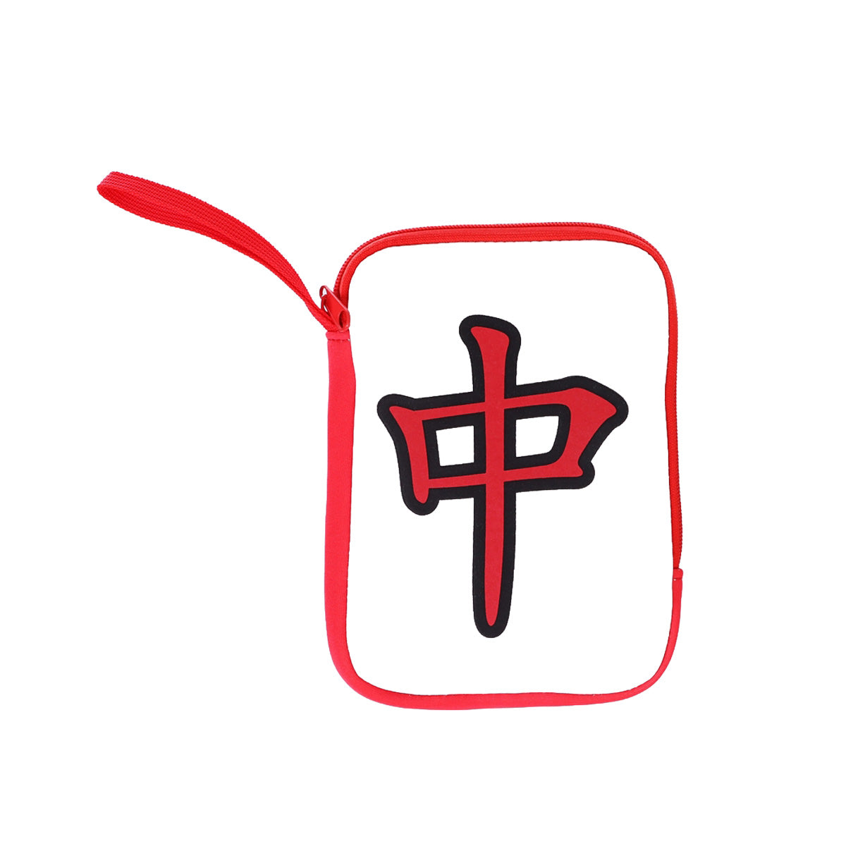 CITYSUPER Mahjong ' Chung ' Lai See Pouch with Shoulder Strap - Red