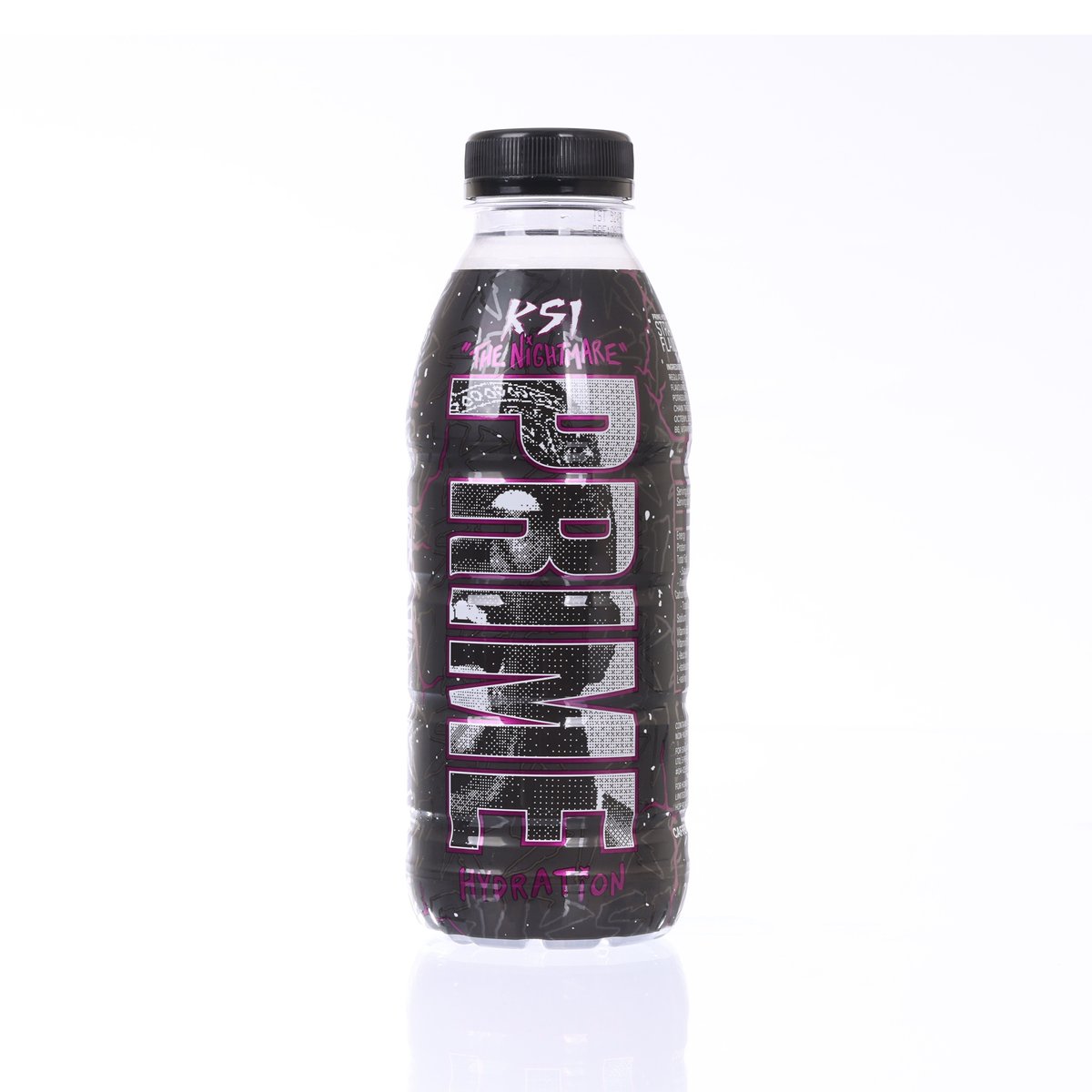 PRIME KSI Nightmare 電解質飲品 - 士多啤梨忌廉味 [膠樽裝]  (500mL)