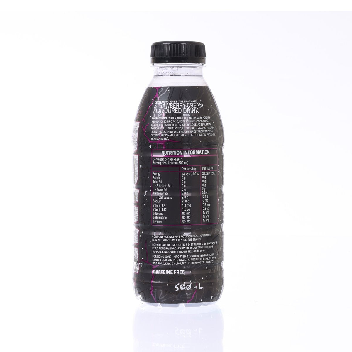 PRIME KSI Nightmare 電解質飲品 - 士多啤梨忌廉味 [膠樽裝]  (500mL)