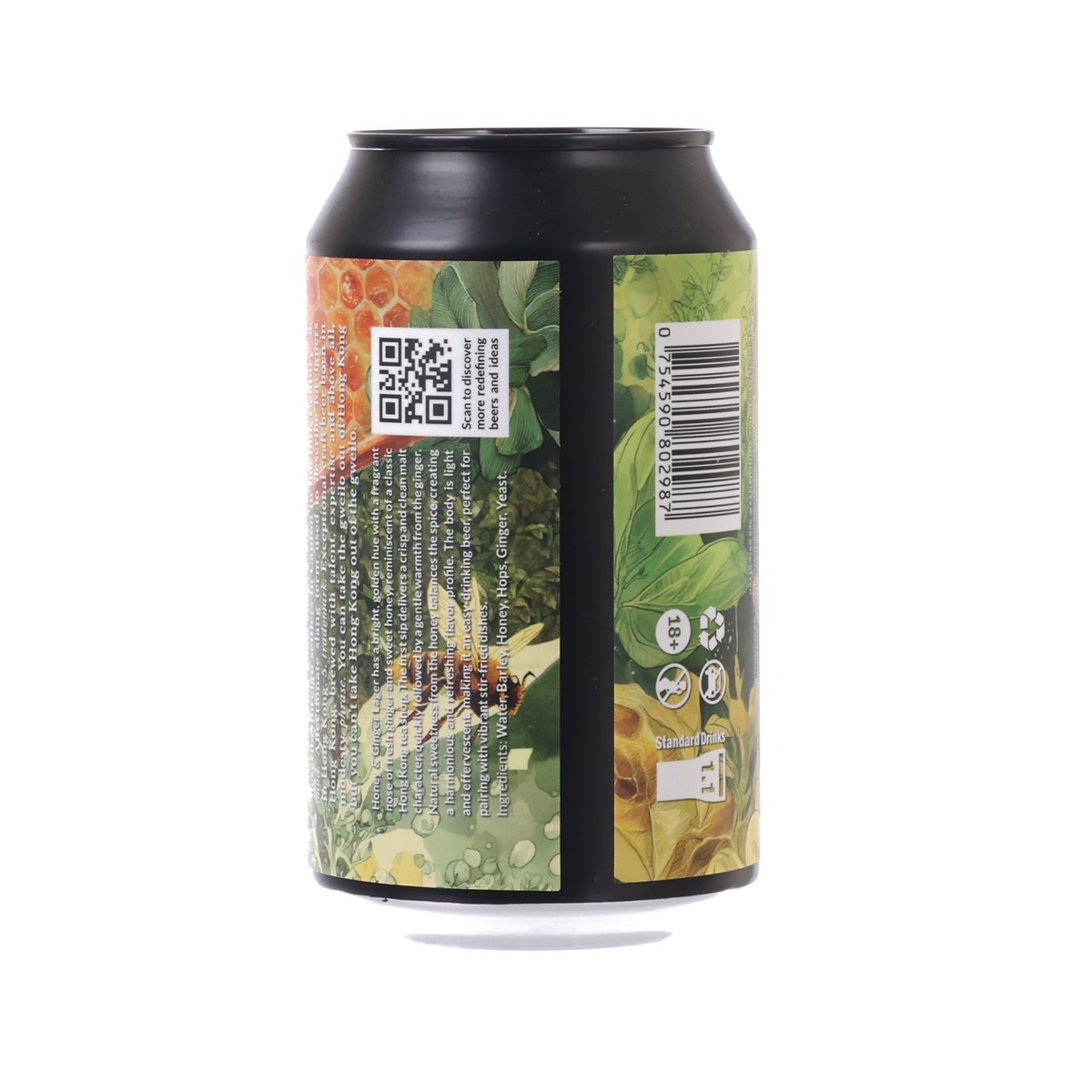 GWEI LO Honey & Ginger Lager (Alc. 4.2%) [Can]  (330mL)