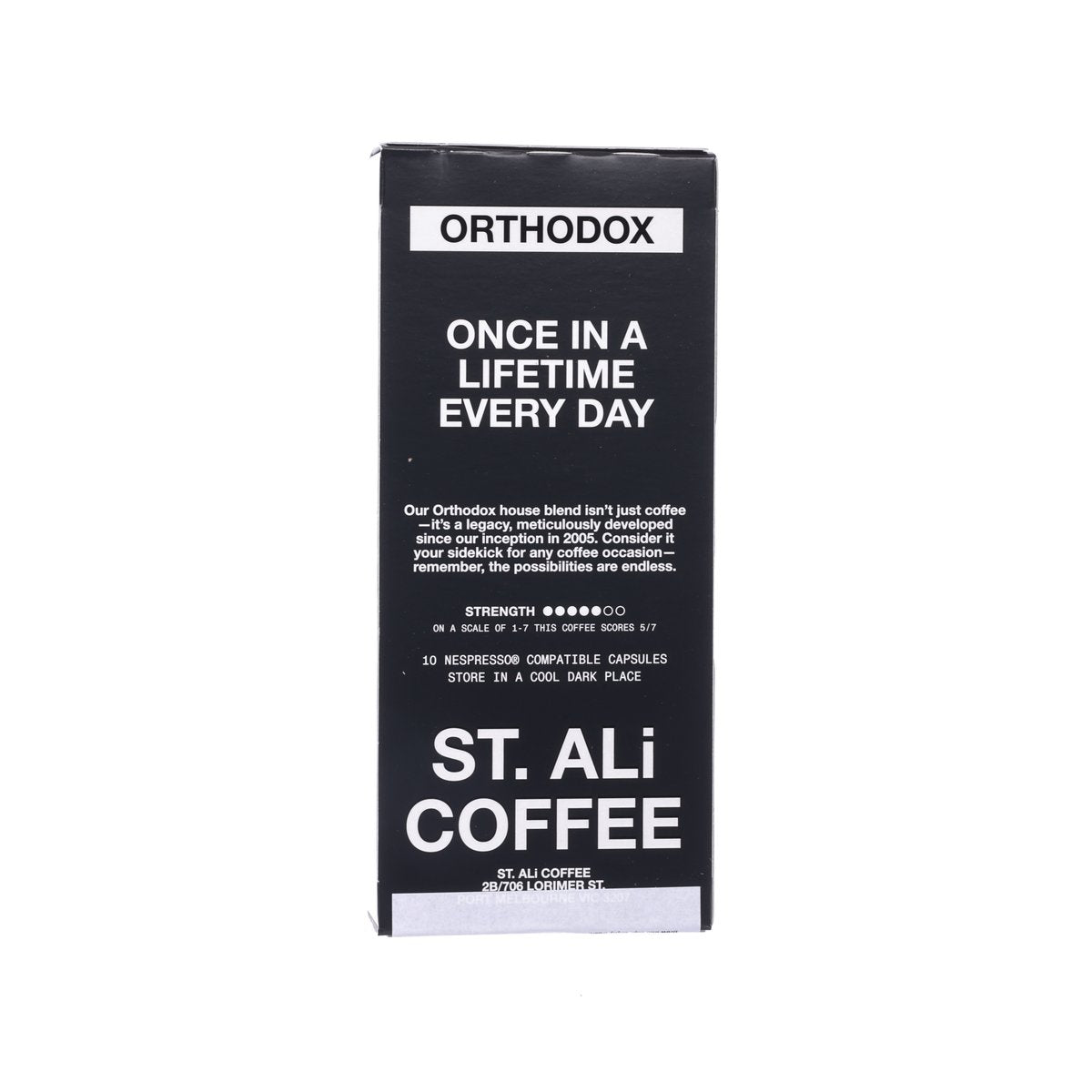 ST ALI Orthodox Coffee Capsules  (10 x 5.5g)