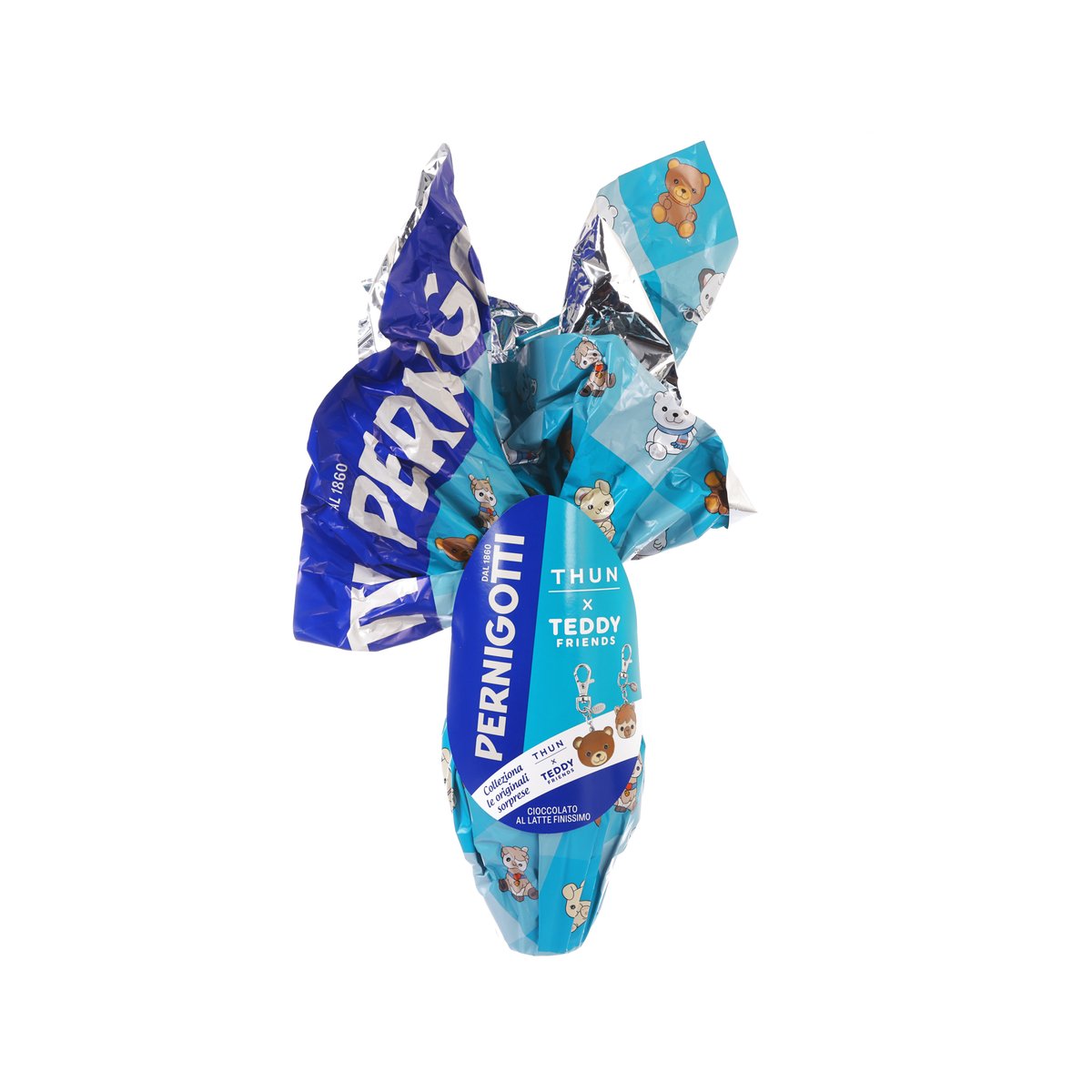 PERNIGOTTI Thun x Teddy Friends Milk Chocolate Egg  (240g)