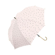 NAKATANI S26 Naka 58cm UV Misty Dot Stick Umbrella - Pink Beige
