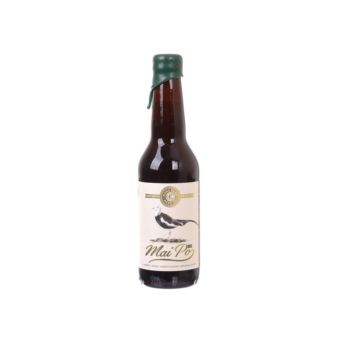 香港啤酒 米埔2號 酒桶陳釀黑啤 (酒精濃度12.5%) [玻璃樽裝]  (330mL)