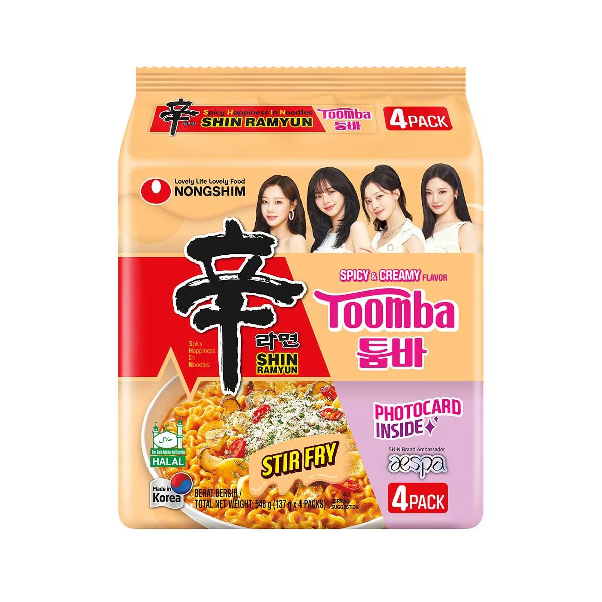 農心 韓式卡邦尼辛辣炒麵  (548g)