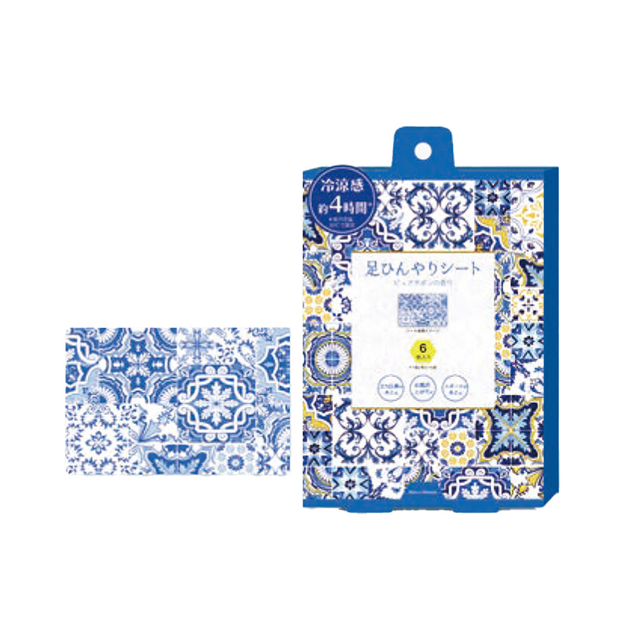 HONYARADOH Cool Feet Sheet - Pure Sabon  (3 x 2pcs)