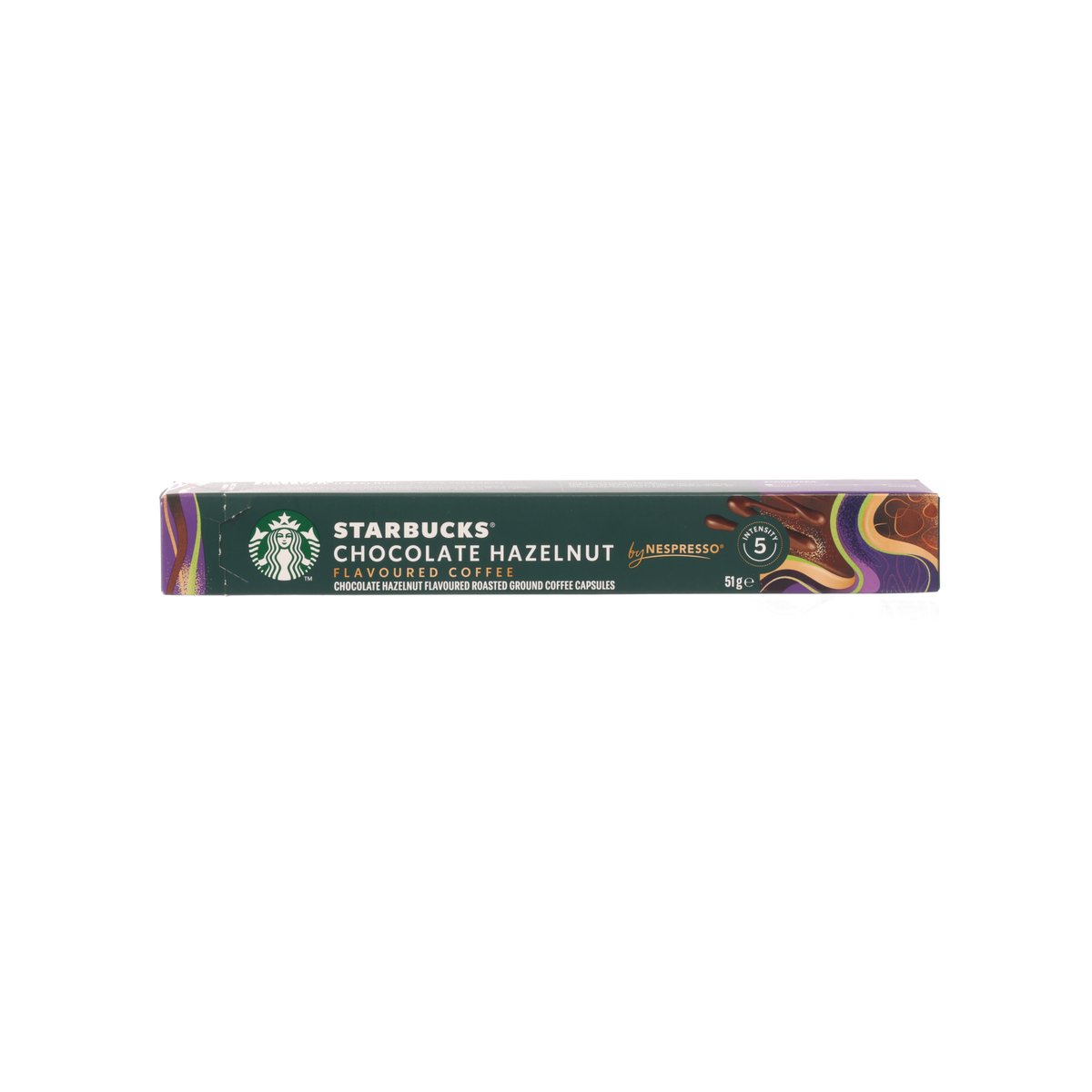 STARBUCKS Chocolate Hazelnut Flavoured Coffee Capsules  (51g)