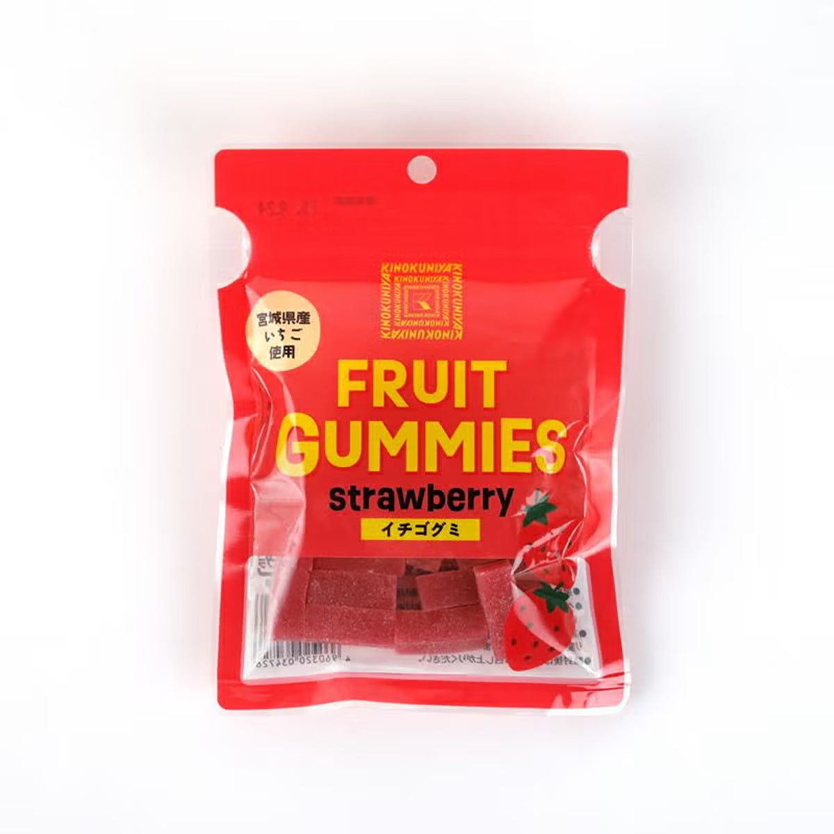 KINOKUNIYA Fruit Gummy - Strawberry  (50g)