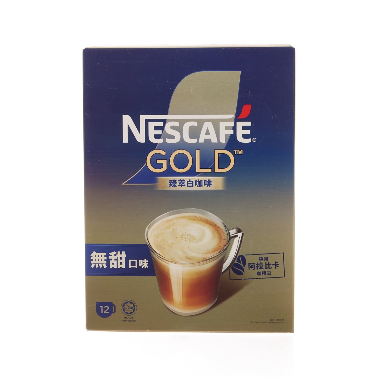 雀巢金牌 臻萃白咖啡 無甜口味二合一即溶咖啡飲品  (12 x 16g)