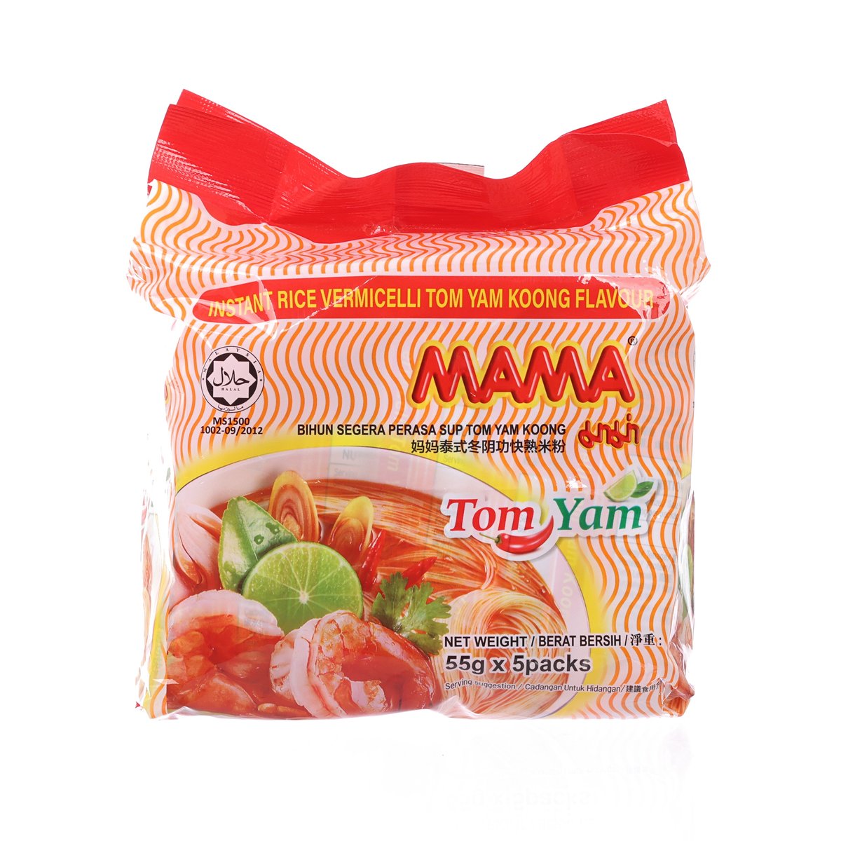 MAMA 冬陰功即食米粉  (5 x 55g)